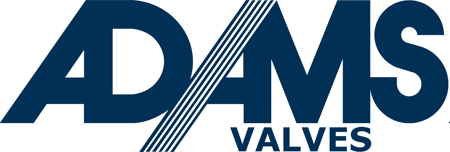 Adams valves logo